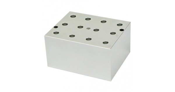 Heating block for 12 x 0.5ml tubes for nitrogen evaporator | BT Lab Systems