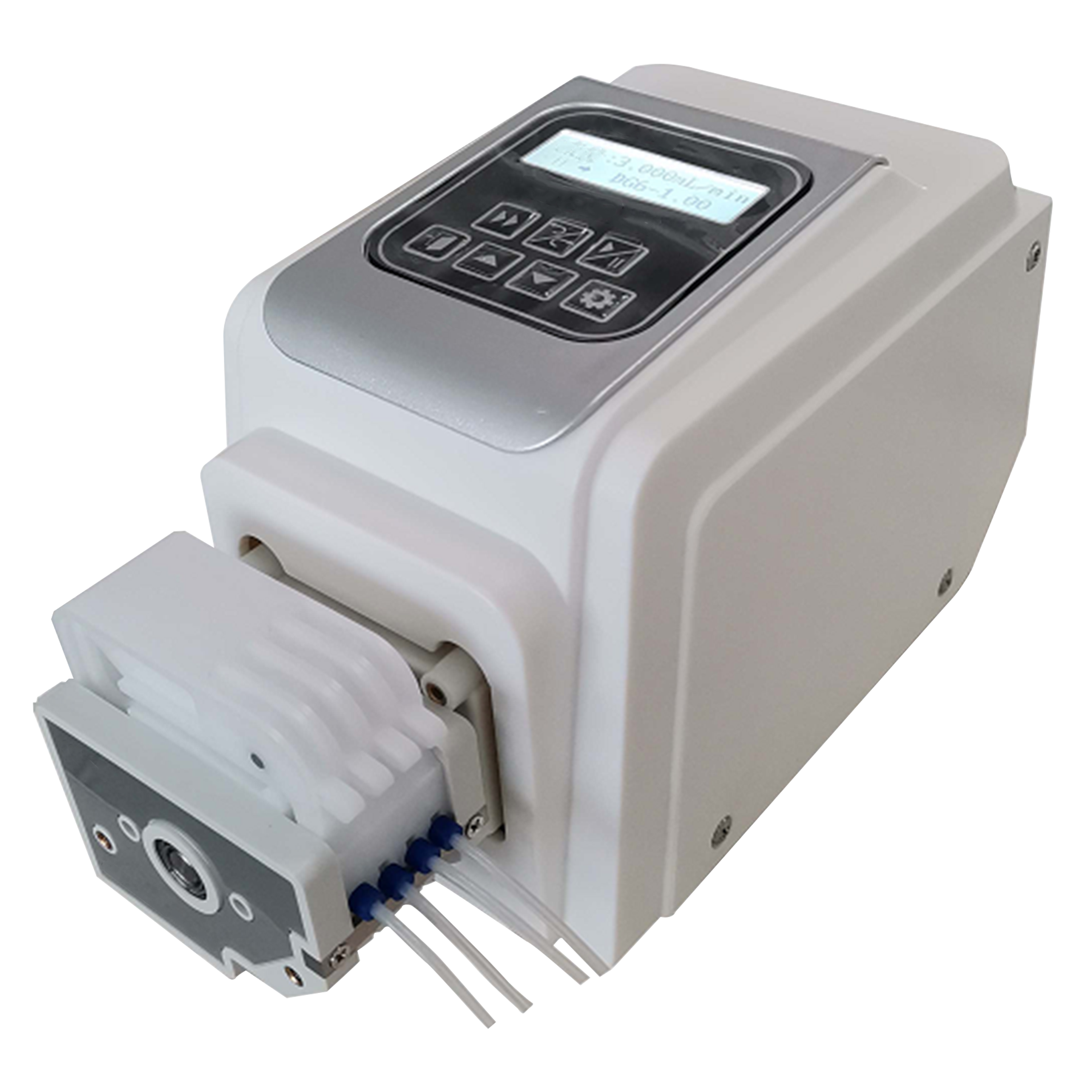 Multi-head Series Flow Type Peristaltic Pump, 10 rollers, 6 channel ...